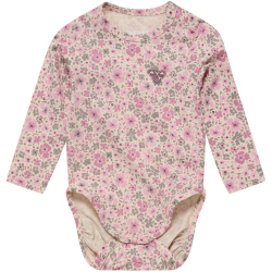 hummel hmlMINI Flower Print Baby-Body 3221 - pink nectar 56