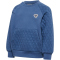 hummel hmlMINI Loose Quilt Sweatshirt Kinder 7379 - dutch blue 62