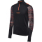 hummel hmlBLAZE Pro 1/2-Zip langarm Trainingsshirt 2442 - black/orange S