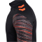 hummel hmlBLAZE Pro 1/2-Zip langarm Trainingsshirt 2442 - black/orange S