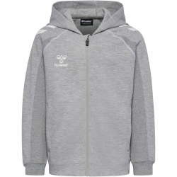 hummel hmlMOVE 2.0 Zip Hoodie Kinder 2006 - grey melange 116