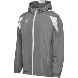 hummel hmlCORE 2.0 Allwetterjacke 1299 - steel gray/white S