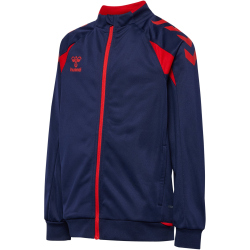 hummel hmlCORE 2.0 Trainingsjacke Kinder 7276 - marine/true red 140