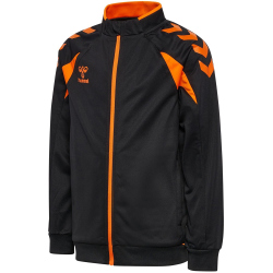 hummel hmlCORE 2.0 Trainingsjacke Kinder 2461 - black/orange tiger 140