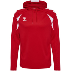 hummel hmlCORE 2.0 Hoodie 3946 - true red/white XS