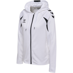 hummel hmlCORE 2.0 Zip Hoodie Damen 9124 - white/black XS
