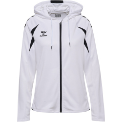 hummel hmlCORE 2.0 Zip Hoodie Damen 9124 - white/black XS