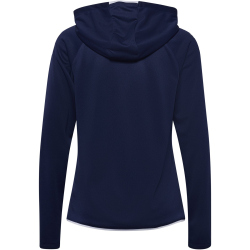 hummel hmlCORE 2.0 Zip Hoodie Damen 7929 - marine/white XS
