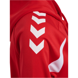 hummel hmlCORE 2.0 Zip Hoodie Damen 3946 - true red/white XS