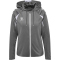hummel hmlCORE 2.0 Zip Hoodie Damen 1299 - steel gray/white XS