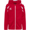 hummel hmlCORE 2.0 Zip Hoodie Kinder 3946 - true red/white 116