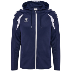 hummel hmlCORE 2.0 Zip Hoodie Herren 7929 - marine/white S