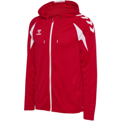 hummel hmlCORE 2.0 Zip Hoodie Herren 3946 - true red/white S