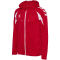 hummel hmlCORE 2.0 Zip Hoodie Herren 3946 - true red/white S