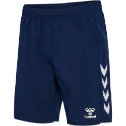 hummel hmlCORE 2.0 Woven Shorts Herren 7929 - marine/white S