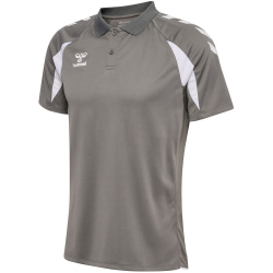 hummel hmlCORE 2.0 Poloshirt 1299 - steel gray/white XS