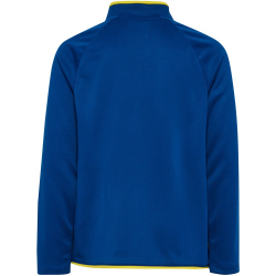 hummel hmlCORE 2.0 1/2-Zip Sweatshirt Kinder 8606 - true blue/blazing yellow 164