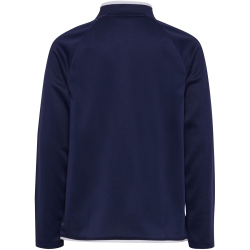 hummel hmlCORE 2.0 1/2-Zip Sweatshirt Kinder 7929 - marine/white 164