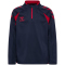 hummel hmlCORE 2.0 1/2-Zip Sweatshirt Kinder 7276 - marine/true red 164