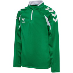 hummel hmlCORE 2.0 1/2-Zip Sweatshirt Kinder 6129 - jelly bean/white 164