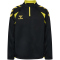 hummel hmlCORE 2.0 1/2-Zip Sweatshirt Kinder 5138 - black/blazing yellow 164