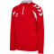 hummel hmlCORE 2.0 1/2-Zip Sweatshirt Kinder 3946 - true red/white 116
