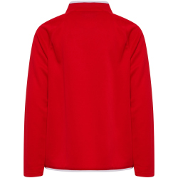 hummel hmlCORE 2.0 1/2-Zip Sweatshirt Kinder 3946 - true red/white 164