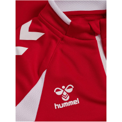 hummel hmlCORE 2.0 1/2-Zip Sweatshirt Kinder 3946 - true red/white 164