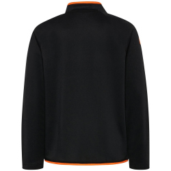 hummel hmlCORE 2.0 1/2-Zip Sweatshirt Kinder 2461 - black/orange tiger 116