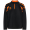 hummel hmlCORE 2.0 1/2-Zip Sweatshirt Kinder 2461 - black/orange tiger 116