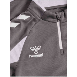 hummel hmlCORE 2.0 1/2-Zip Sweatshirt Kinder 1299 - steel gray/white 164