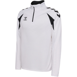 hummel hmlCORE 2.0 1/2-Zip Sweatshirt 9124 - white/black S