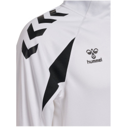 hummel hmlCORE 2.0 1/2-Zip Sweatshirt 9124 - white/black S