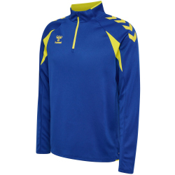 hummel hmlCORE 2.0 1/2-Zip Sweatshirt 8606 - true blue/blazing yellow S