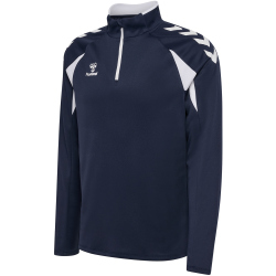 hummel hmlCORE 2.0 1/2-Zip Sweatshirt 7929 - marine/white S
