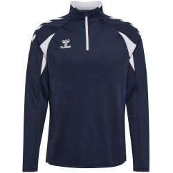 hummel hmlCORE 2.0 1/2-Zip Sweatshirt 7929 - marine/white S