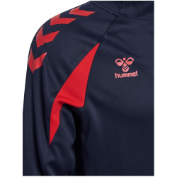 hummel hmlCORE 2.0 1/2-Zip Sweatshirt 7276 - marine/true red S