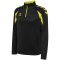 hummel hmlCORE 2.0 1/2-Zip Sweatshirt 5138 - black/blazing yellow XS