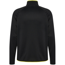 hummel hmlCORE 2.0 1/2-Zip Sweatshirt 5138 - black/blazing yellow S