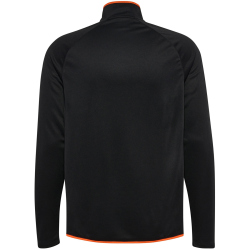 hummel hmlCORE 2.0 1/2-Zip Sweatshirt 2461 - black/orange...