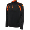 hummel hmlCORE 2.0 1/2-Zip Sweatshirt 2461 - black/orange tiger S