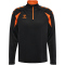 hummel hmlCORE 2.0 1/2-Zip Sweatshirt 2461 - black/orange tiger S