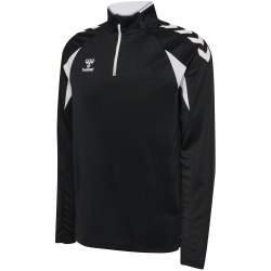 hummel hmlCORE 2.0 1/2-Zip Sweatshirt 2114 - black/white S