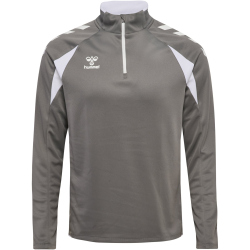 hummel hmlCORE 2.0 1/2-Zip Sweatshirt 1299 - steel gray/white S