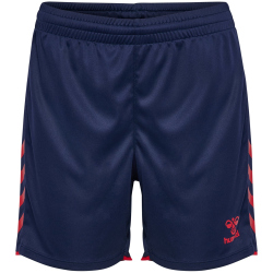 hummel hmlCORE 2.0 Shorts Damen 7276 - marine/true red XS