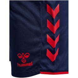 hummel hmlCORE 2.0 Shorts Damen 7276 - marine/true red XS