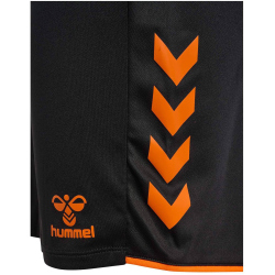hummel hmlCORE 2.0 Shorts Damen 2461 - black/orange tiger XS