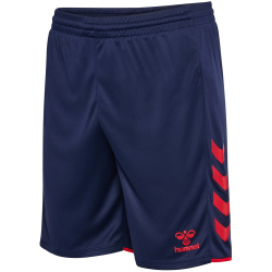 hummel hmlCORE 2.0 Shorts Herren 7276 - marine/true red S