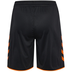 hummel hmlCORE 2.0 Shorts Herren 2461 - black/orange tiger S