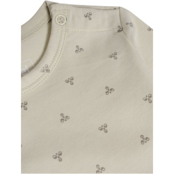 hummel hmlMINI Bee Print langarm Baby-Body 1940 - silver...